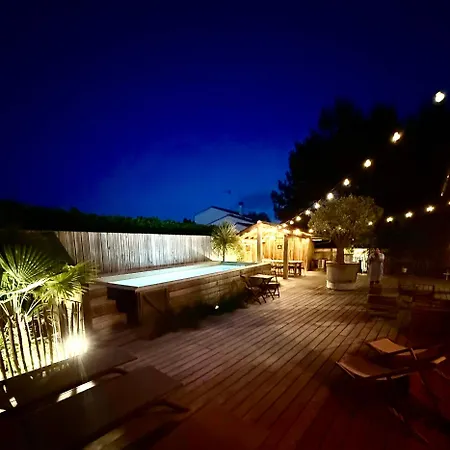 别墅 Oleron Piscine 5 圣特罗让莱班